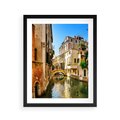 Plakat w ramie 40x50 - Magia Kanałów Weneckich - Wenecja, kanały - rama czarna