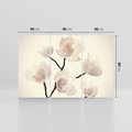 Obraz na płótnie 120x80 - Elegancja Natury - magnolia, białe