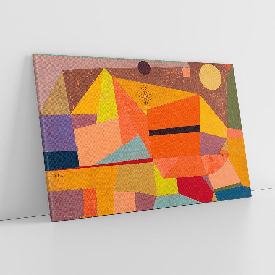 Obraz na płótnie 100x70 - Joyful Mountain Landscape 1929, Paul Klee - Reprodukcja - reprodukcja, obraz na płótnie