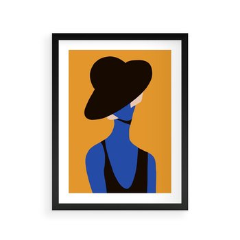 Plakat w ramie 50x70 - Zaklęte Zniknięcie - sztuka nowoczesna, plakat - rama czarna