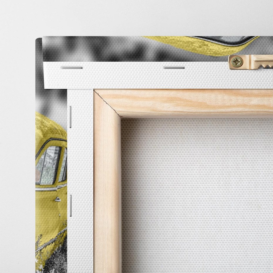 Obraz na płótnie 100x70 - Retro Auto: Wspomnienie Minionych Czasów - samochód, auto