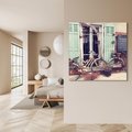 Obraz na płótnie 30x30 - Romantyczny rowerowy spacer po Prowansji - Prowansja, rower