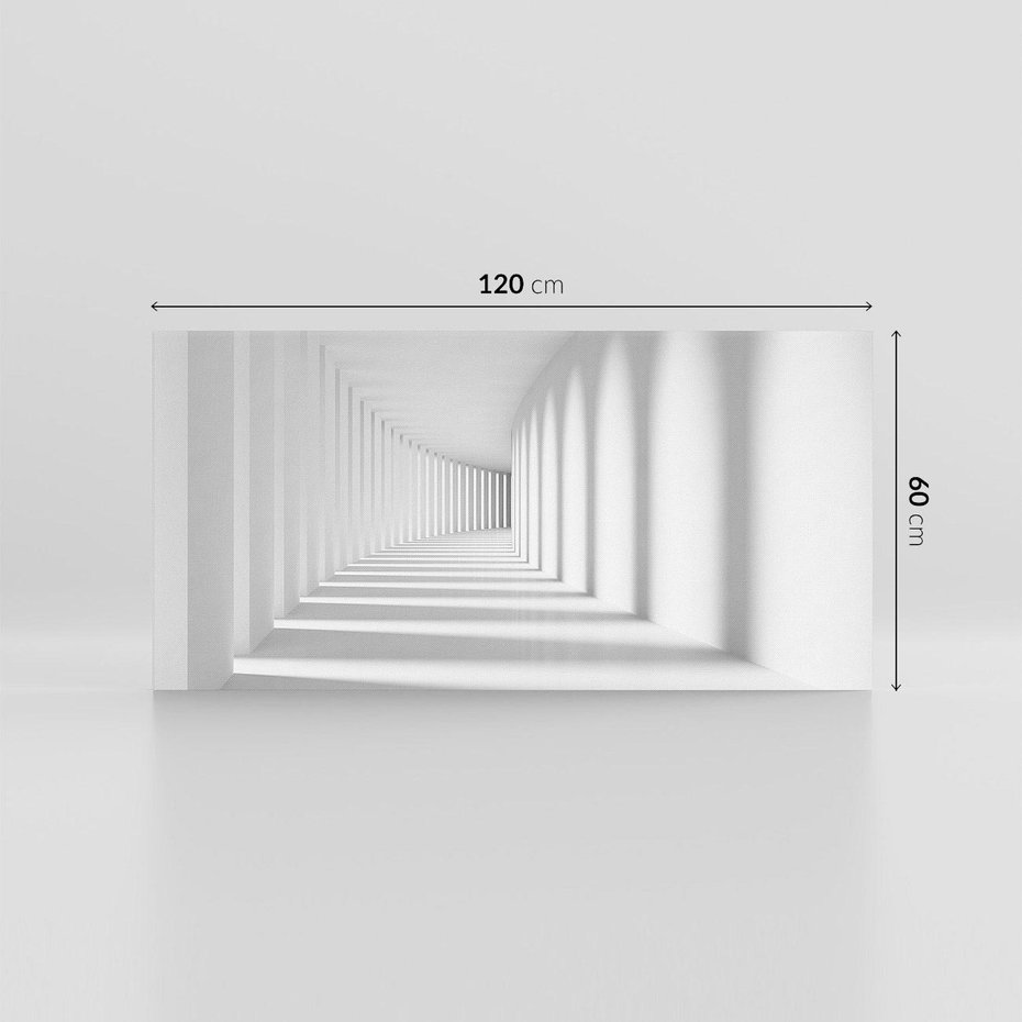 Obraz na płótnie 120x60 - Abstrakcyjny tunel: Podróż w inną przestrzeń - 3D, abstrakcja