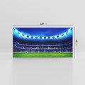Obraz na płótnie 120x60 - Energia na stadionie - piłka, nożna