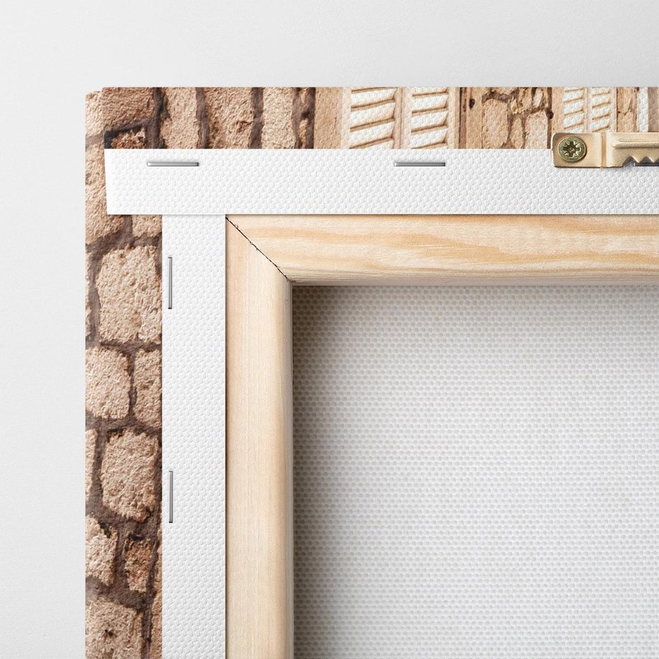 Obraz na płótnie 80x120 - mistyczna podróż - uliczka, perspektywa