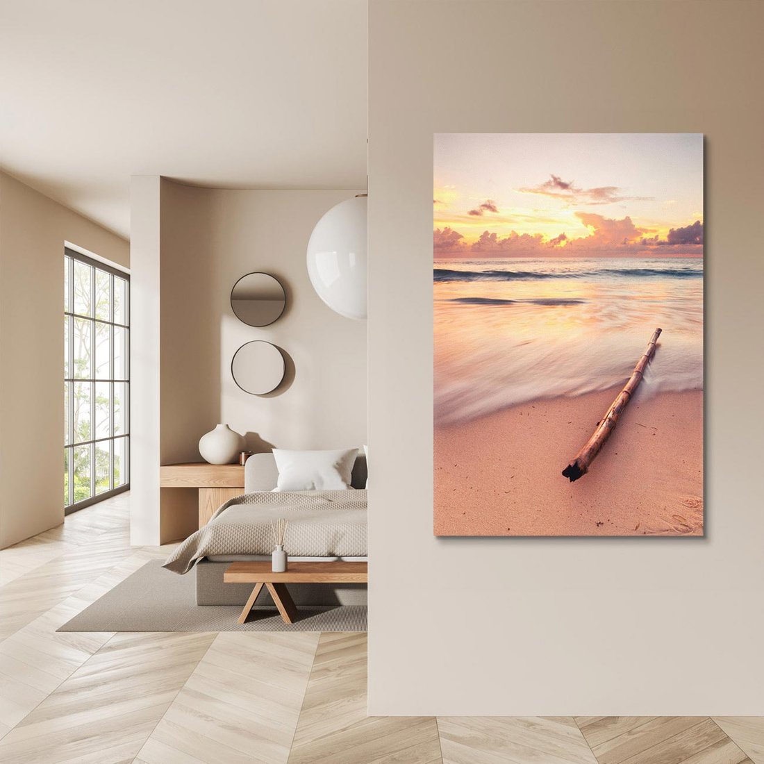 Obraz na płótnie 80x120 - Magia Morza - plaża, morze