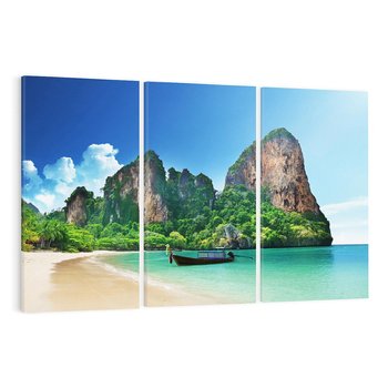 Obraz na płótnie 120x80 - Raj Azji: wyspa, plaża, morze - Azja, wyspa