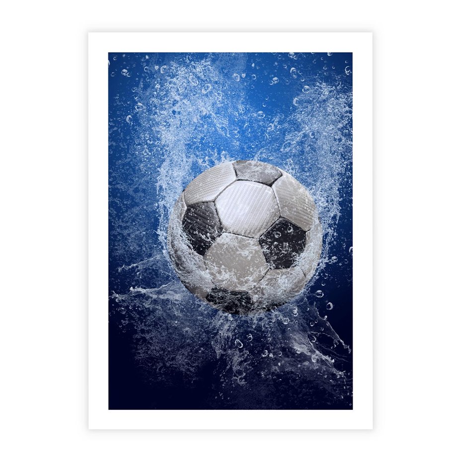 Plakat bez ramy 40x50 - Młodzieżowy Zapał - piłka, młodzieżowy