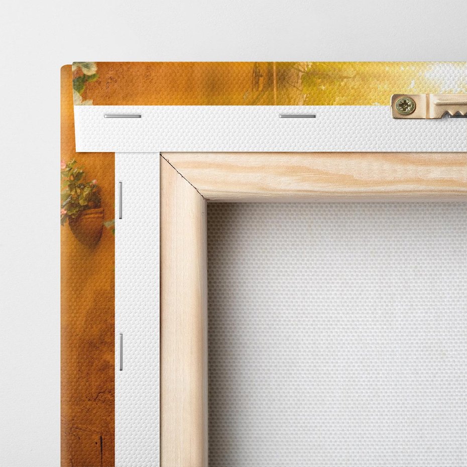 Obraz na płótnie 120x80 - Życie w ruchu - uliczka, miasto