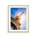 Plakat w ramie 30x40 - Eiffla - ikona Paryża - Eiffla, Paryż - rama drewno