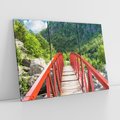 Obraz na płótnie 120x80 - Most do przygody - góry, most