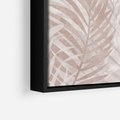 Obraz w ramie 50x70 - Pejzaż zaklętych uczuć - monochromatyczne, w odcieniach beżu - rama czarna