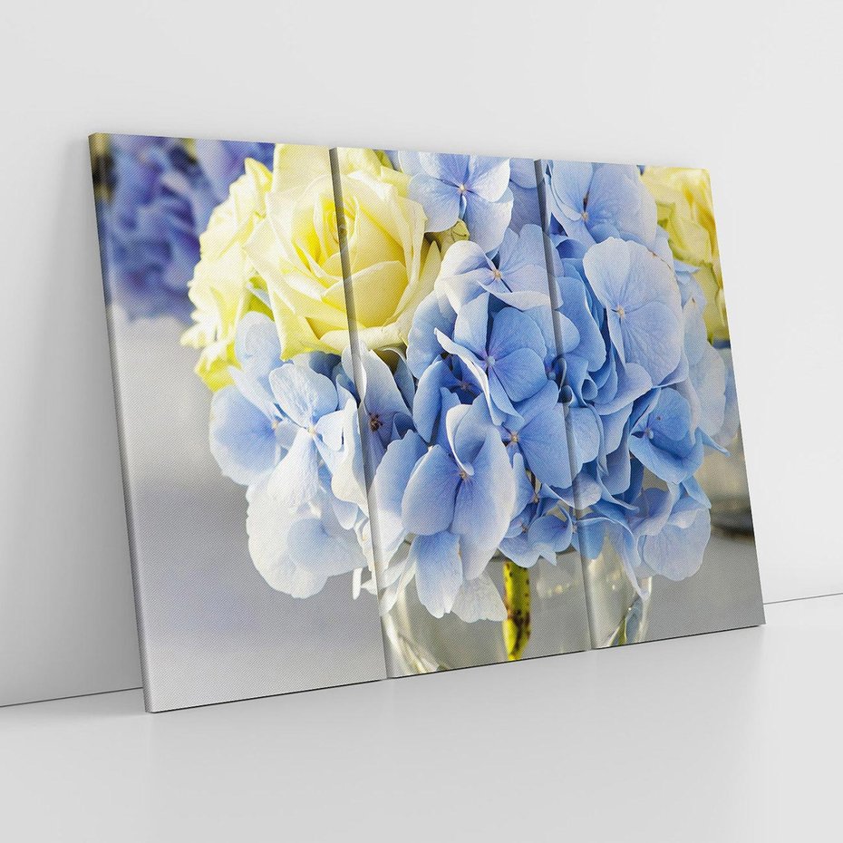 Obraz na płótnie 120x80 - Różany Bukiet - bukiet, kwiaty