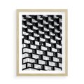 Plakat w ramie 50x70 - Elegancja Wysokości - architektura, wieżowiec - rama drewno