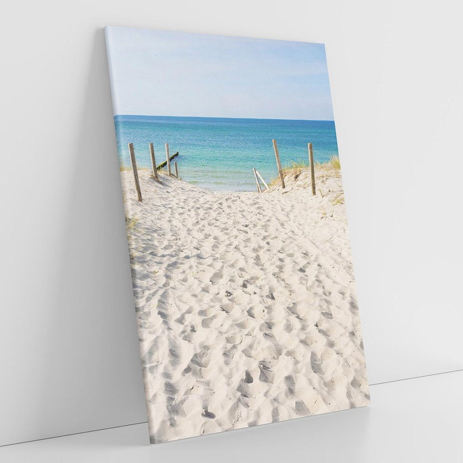 Obraz na płótnie 70x100 - Harmonia plażowego morza - plaża, morze