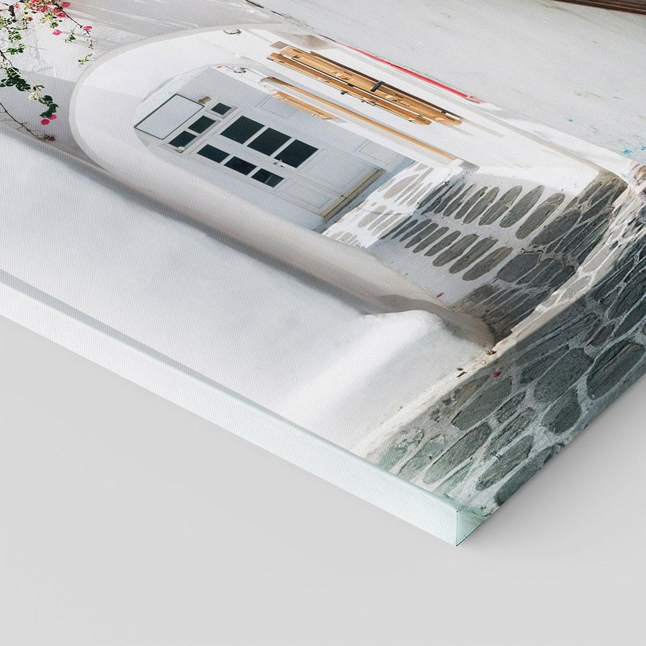 Obraz na płótnie 70x100 - Schody Uliczką W dół - schody, uliczka