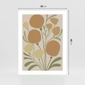 Plakat bez ramy 30x40 - Uspokojenie Wśród Roślin - nowoczesny plakat, roślinność