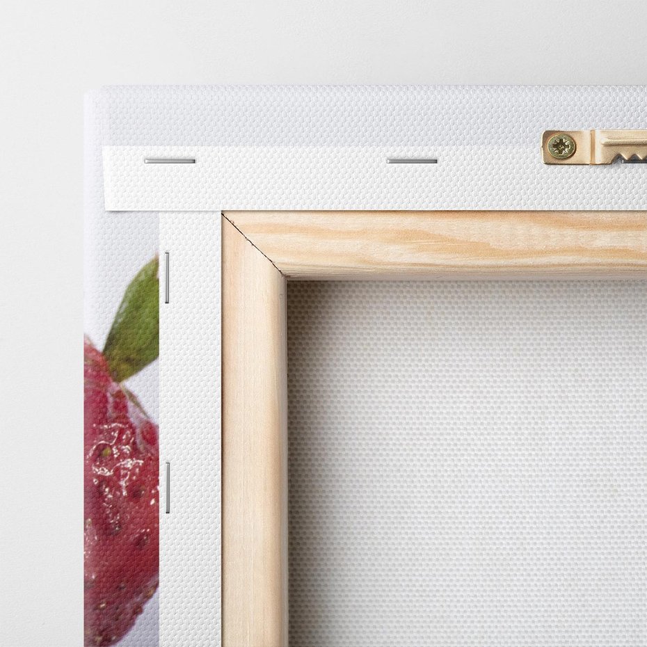 Obraz na płótnie 80x120 - Truskawki Słodki Raj - truskawki, owoce