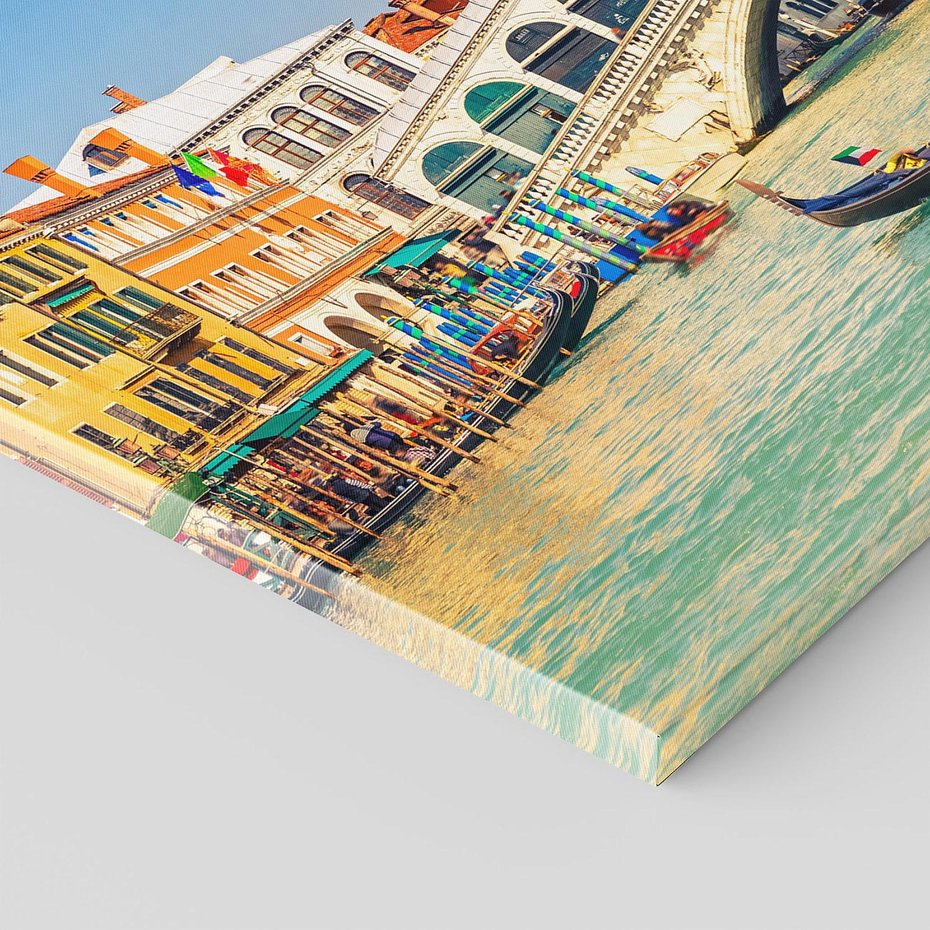 Obraz na płótnie 120x80 - Wenecja: romantyczne zakątki miasta - Wenecja, Włochy