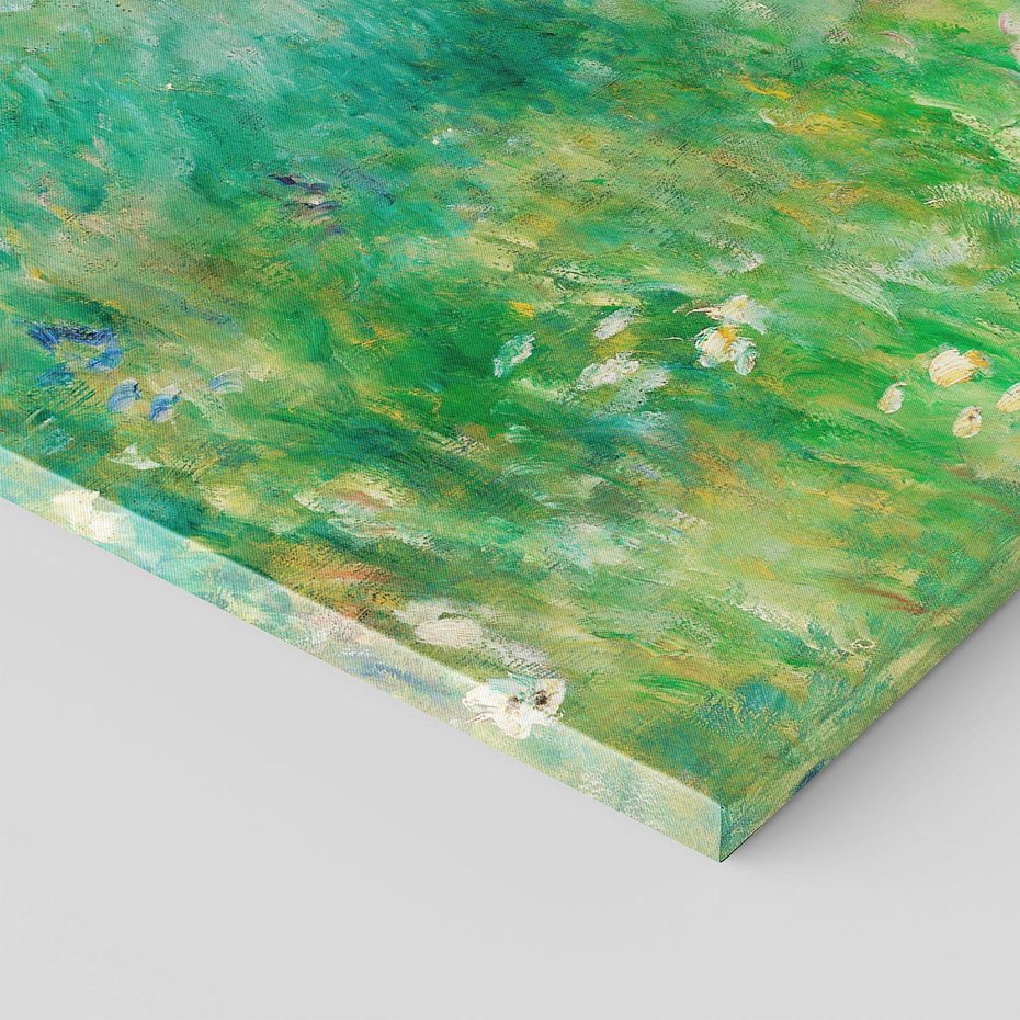 Obraz na płótnie 80x120 - "Łąka (La Prairie)" (1880) Pierre-Auguste Renoir - Reprodukcja - reprodukcja, obraz na płótnie