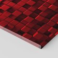 Obraz na płótnie 30x30 - Geometryczne 3D: wizja przestrzeni - geometryczne, 3D