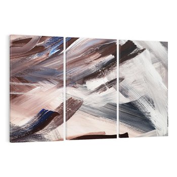 Obraz na płótnie 120x80 - Eksploracja Dramaturgii - abstrakcyjny chaos, chatyczne maźnięcia pędzla