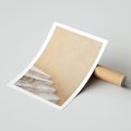 Plakat bez ramy 30x40 - Schod w Beżu - schody, minimalizm