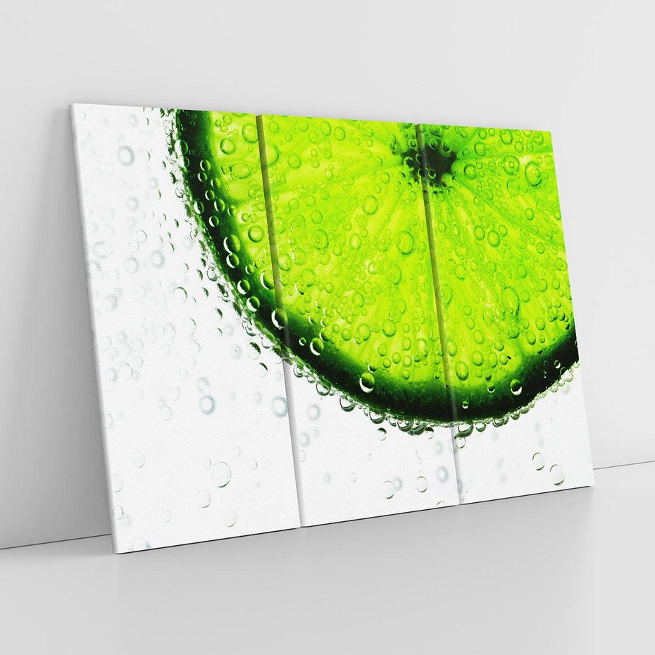 Obraz na płótnie 120x80 - Świeżość i kwasowość limonki - limnka, owoce