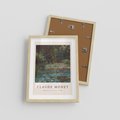 Plakat w ramie 30x40 - Sztuka i Litera - Claude Monet, reprodukcja obrazu - rama drewno