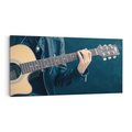 Obraz na płótnie 140x70 - Gitara - Dźwięki Retro - gitara, muzyka