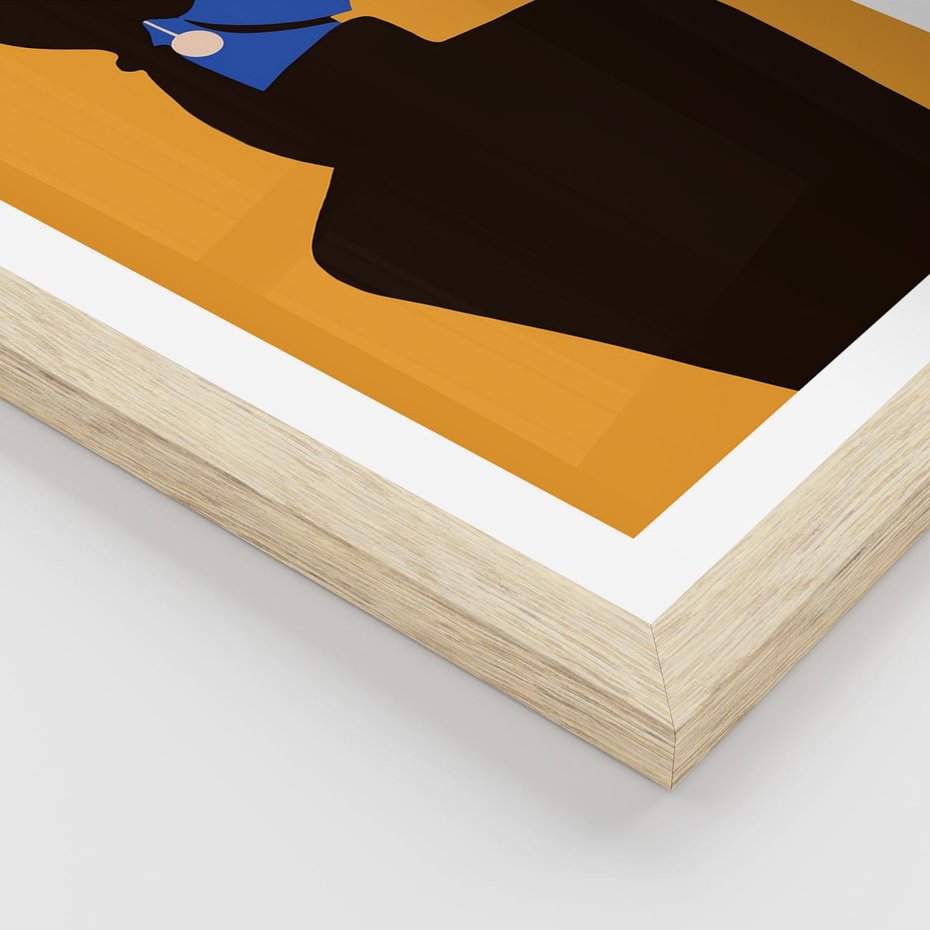 Plakat w ramie 40x50 - Transformacja Form - sztuka nowoczesna, plakat - rama drewno