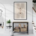 Plakat bez ramy 21x30 - Zgeometryzowane Wizje - boho plakat, minimalizm