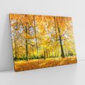 Obraz na płótnie 120x80 - Jesień w Lesie: Urok Lasu - jesień, las