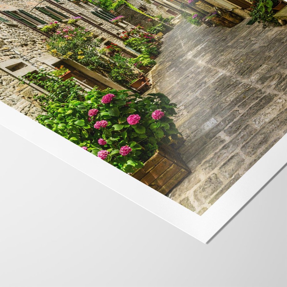 Plakat bez ramy 40x50 - Spacer po Złotej Alei - uliczka, perspektywa