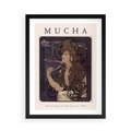 Plakat w ramie 50x70 - Reprodukcja A.Mucha - Mucha, plakat z reprodukcją - rama czarna