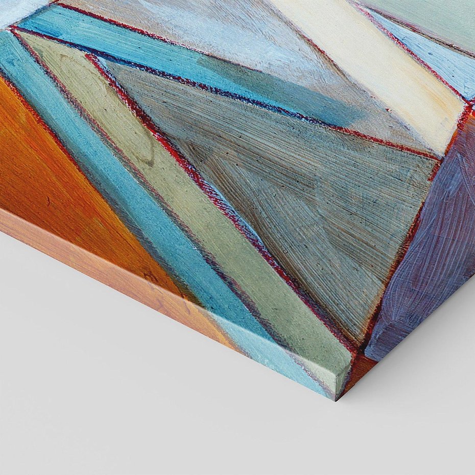 Obraz na płótnie 120x60 - Geometria abstrakcji - abstrakcja, geometria