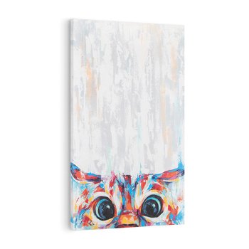 Obraz na płótnie 70x100 - Co ja Widzę - obraz olejny, śmieszny obraz kota