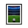 Plakat w ramie 30x40 - Piłka nożna - gol! - piłka nożna, gol - rama czarna