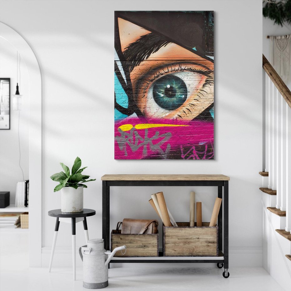 Obraz na płótnie 50x70 - Wibracje kreatywności graffiti - graffiti