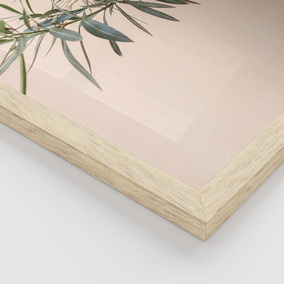 Zestaw obrazy w ramie 40x50 galeria - Beż, podróż, okiennica - rama drewno