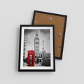 Plakat w ramie 30x40 - Ikoniczny Big Ben w Londynie - Big Ben, Londyn - rama czarna