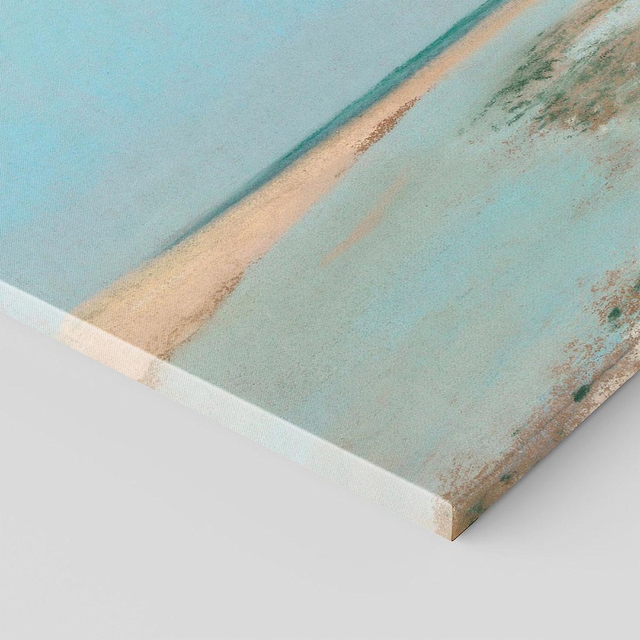 Obraz na płótnie 140x70 - Beach at Low Tide (Mouth of the River) (1869), Edgar Degas - Reprodukcja - reprodukcja, obraz na płótnie