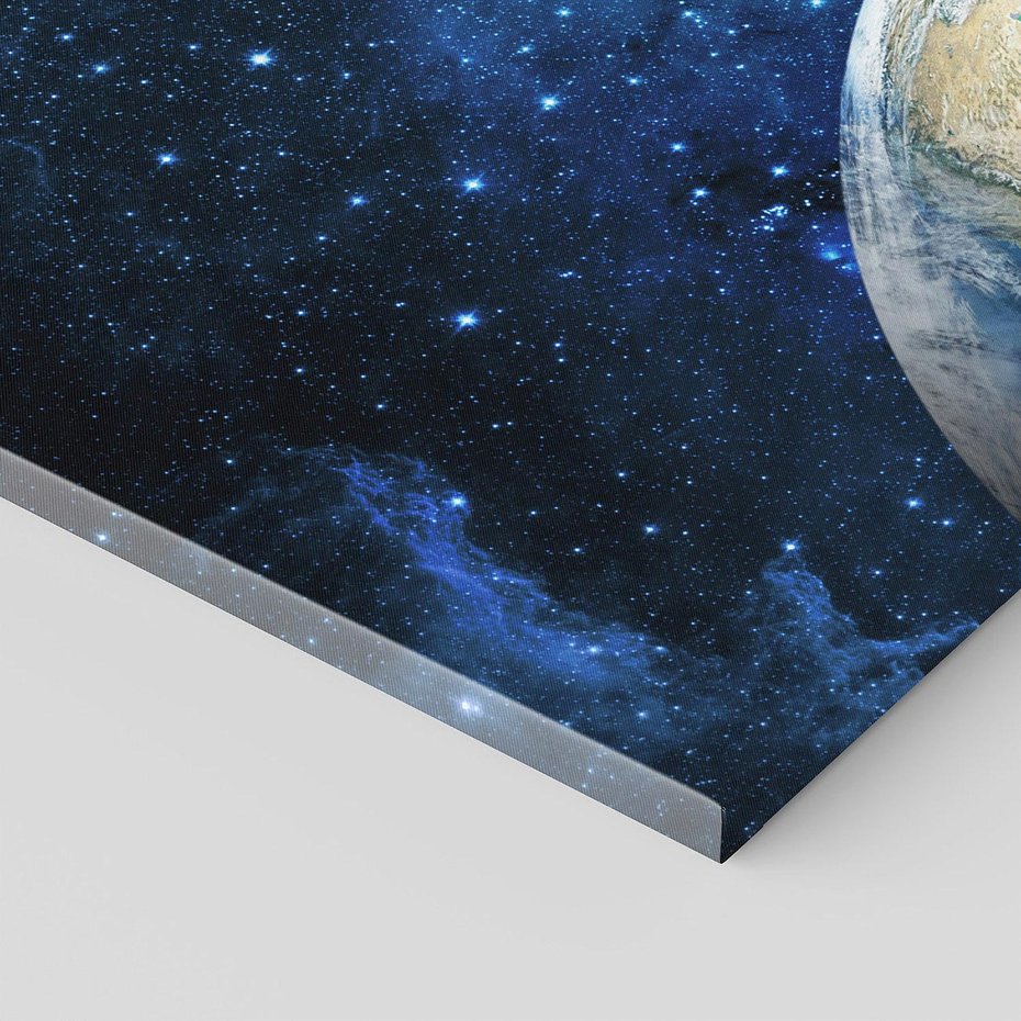 Obraz na płótnie 120x40 - Kosmiczne Horyzonty - Ziemia, kosmos