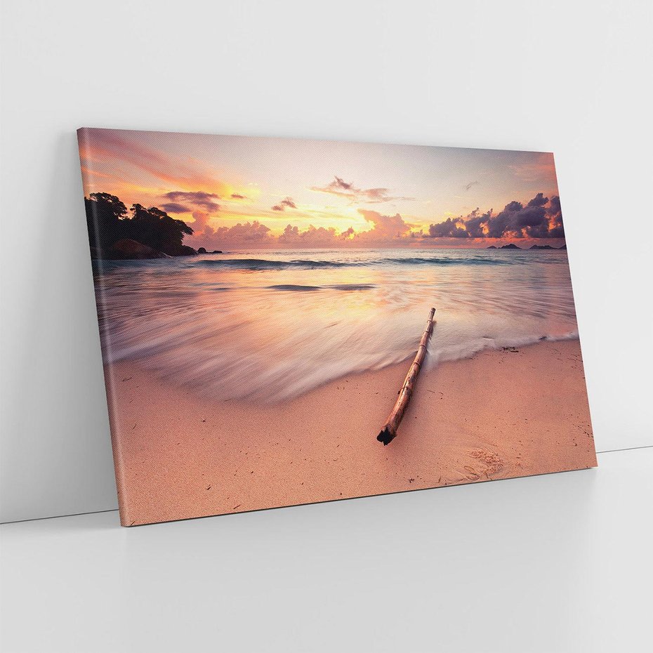 Obraz na płótnie 70x50 - Magia Morza - plaża, morze