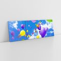Obraz na płótnie 150x50 - Niebo pełne balonów - niebo, balony