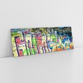 Obraz na płótnie 150x50 - Kolorowy wyraz - graffiti