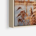 Obraz w ramie 50x70 - Wyraz Stylu - trawy, boho - rama drewno