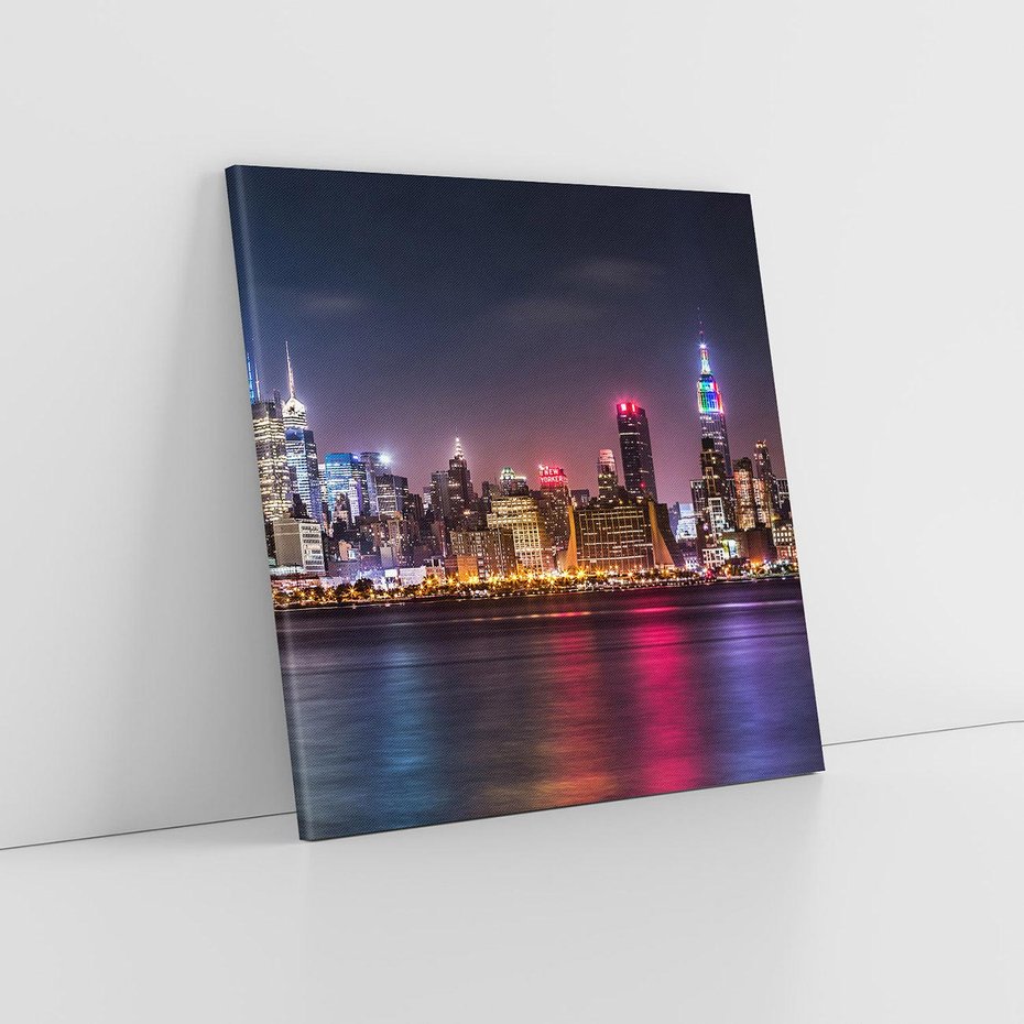Obraz na płótnie 80x80 - Ameryka w oczach Nowego Jorku - Ameryka, USA