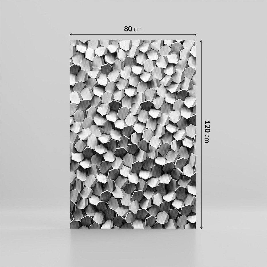 Obraz na płótnie 80x120 - Odkryj głębię sztuki - graficzne, 3D