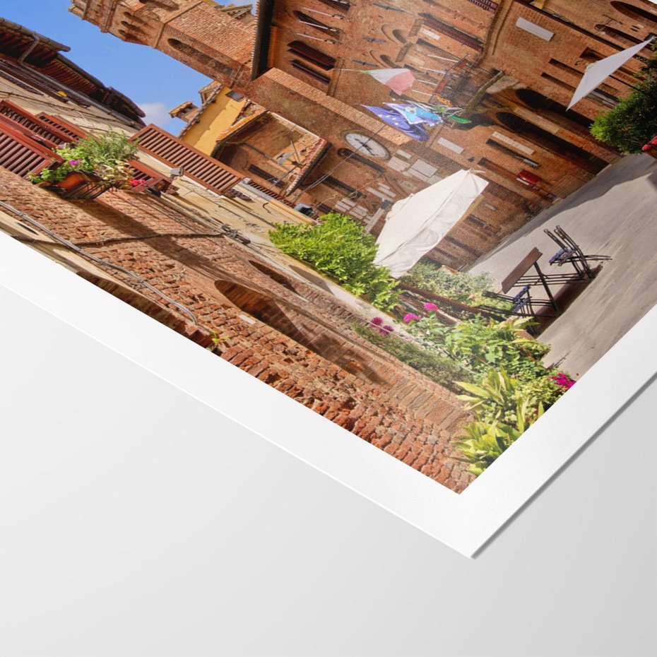 Plakat bez ramy 30x40 - Urok włoskich uliczek - włoskie, uliczki